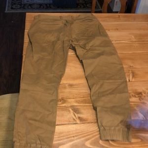 SOZE 34 KHAKI JOGGERS OLD NAVY